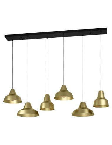 EGLO 390017 - SAVARNA Pendant Lamp in Steel and Steel