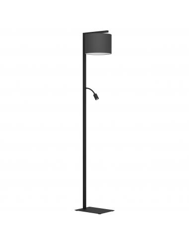 EGLO 390068 - FOLIGNO Steel and Textile Floor Lamp