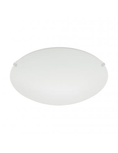 EGLO 80265 - MARS Living Room Lamp in White Steel and Satin Glass