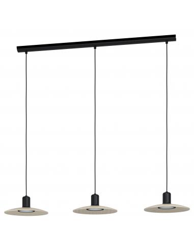 EGLO 39912 - MAYAZES Pendant lamp in Steel and Wood
