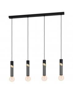 EGLO 39936 - CEDRAL Steel Pendant Lamp