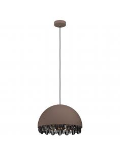 EGLO 39948 - GAETANO 2 Pendant lamp in Steel and Steel, crystal