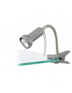 EGLO 81265 - FABIO LED Clip Lamp in Steel, silver plastic
