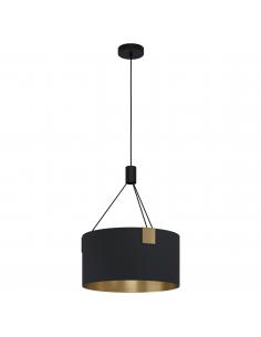 EGLO 39964 - TORTOLA 1 Pendant lamp in Steel and Textile