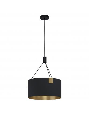 EGLO 39964 - TORTOLA 1 Pendant lamp in Steel and Textile