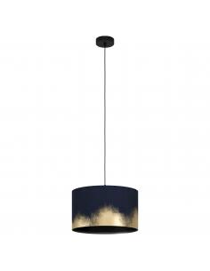 EGLO 39973 - CASUARITA Pendant lamp in Steel and Textile