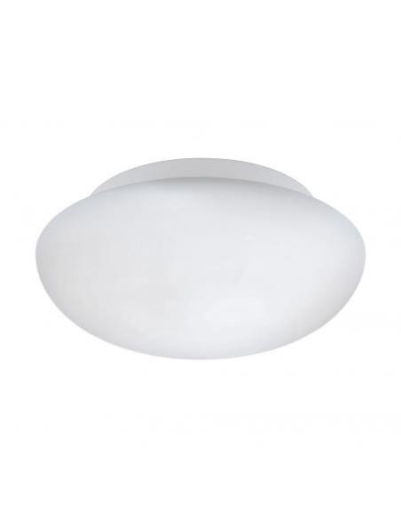 EGLO 81636 - ELLA Lámpara de Salón en Acero blanco y Vidrio opalino mate