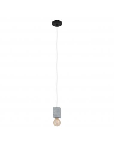 EGLO 43597 - PRESTWICK 3 Steel and Concrete Pendant Lamp