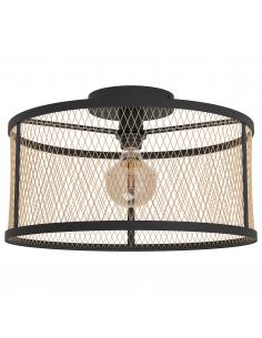 EGLO 43603 - DELLOW Ceiling Lamp in Steel and Steel