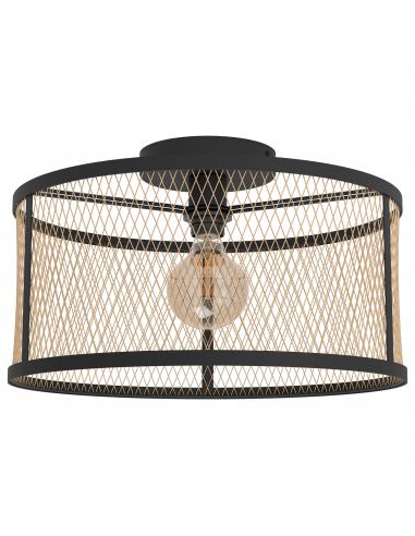 EGLO 43603 - DELLOW Ceiling Lamp in Steel and Steel