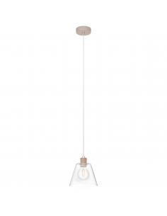 EGLO 43631 - COPLEY Pendant lamp in Steel, aluminum and Glass