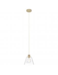 EGLO 43633 - COPLEY Pendant lamp in Steel, aluminum and Glass