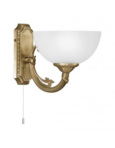 EGLO 82751 - SAVOY Living Room Lamp in Burnished Cast Metal and Satin Glass