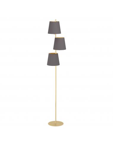 EGLO 99612 - ALMEIDA 2 Steel and Textile Floor Lamp
