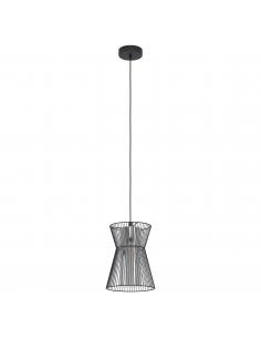 EGLO 99633 - MASETA Pendant lamp in Steel and Tinted Glass