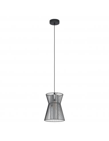 EGLO 99633 - MASETA Pendant lamp in Steel and Tinted Glass
