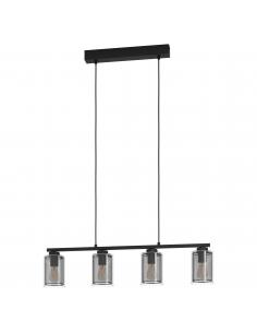 EGLO 99707 - ZOCABON Pendant lamp in Steel and Glass