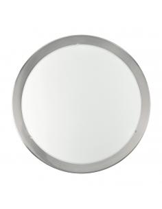 EGLO 82941 - PLANET Living Room Lamp in Nickel-matt Steel and Satin Glass