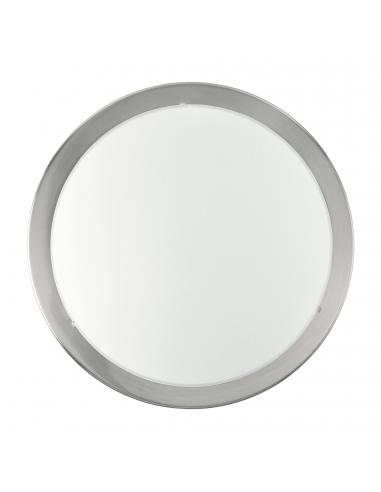 EGLO 82941 - PLANET Living Room Lamp in Nickel-matt Steel and Satin Glass