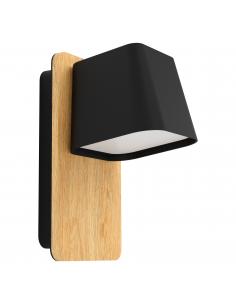 EGLO 390009 - RUSCIO Lámpara de pared en Acero, madera y Acero