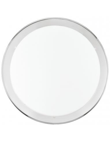 EGLO 82944 - PLANET Living Room Lamp in Chrome Steel and Satin Glass