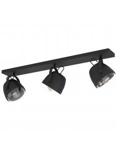 EGLO 390045 - UPANEMA Ceiling lamp in Steel and Engraved Glass