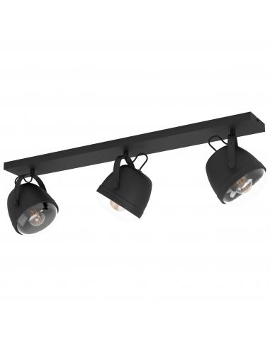 EGLO 390045 - UPANEMA Ceiling lamp in Steel and Engraved Glass