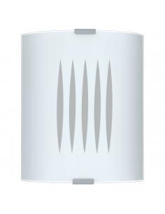 EGLO 83132 - GRAFIK Living Room Lamp in Steel and Satin Glass