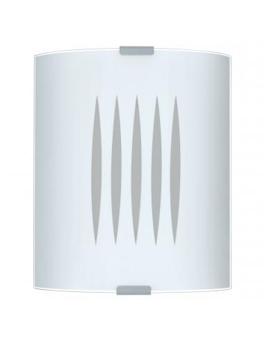 EGLO 83132 - GRAFIK Living Room Lamp in Steel and Satin Glass