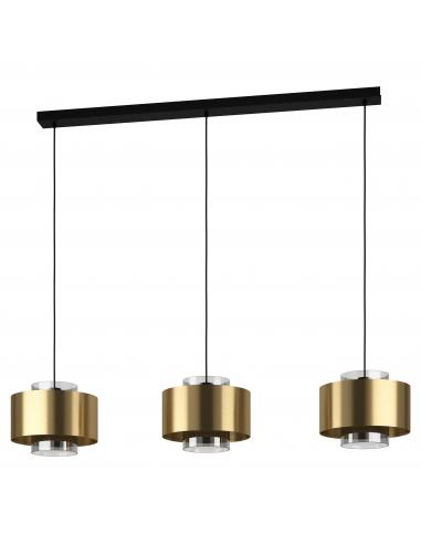 EGLO 390067 - DUGLIA Steel and Glass pendant lamp, sheet