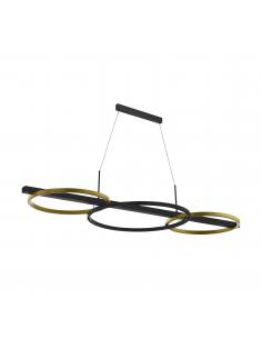 EGLO 390087 - LANACERA Pendant lamp in Steel, aluminum and Acrylic