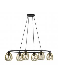 EGLO 390092 - JAZMINIA 1 Steel Pendant Lamp