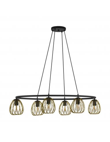 EGLO 390092 - JAZMINIA 1 Steel Pendant Lamp
