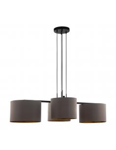 EGLO 390093 - HONDURAS Steel and Textile Pendant Lamp