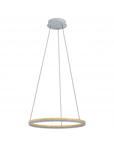 EGLO 39896 - CADINARO Pendant lamp in Steel, wood and Acrylic