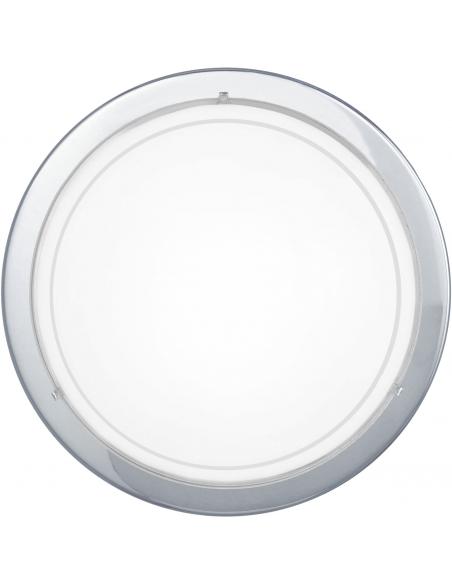 EGLO 83155 - PLANET 1 Living Room Lamp in Chrome Steel and Lacquered Glass