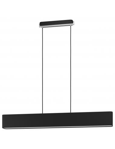 EGLO 39967 - SAVAZZA Pendant lamp in Steel and Textile, acrylic