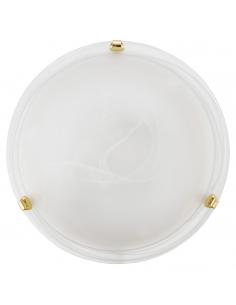 EGLO 7185 - SALOME Living Room Lamp in Steel, brass and alabaster glass