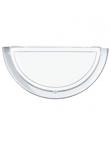 EGLO 83156 - PLANET 1 Living Room Lamp in Chrome Steel and Lacquered Glass