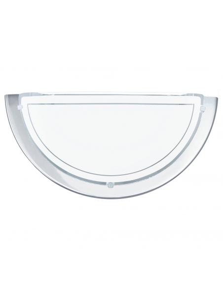 EGLO 83156 - PLANET 1 Living Room Lamp in Chrome Steel and Lacquered Glass