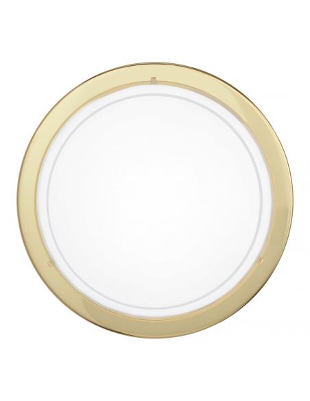 EGLO 83157 - PLANET 1 Living Room Lamp in Steel, brass and Lacquered Glass