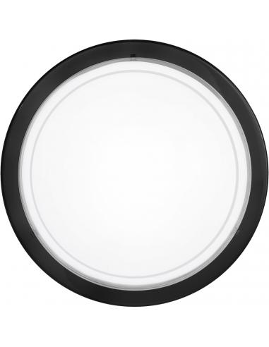 EGLO 83159 - PLANET 1 Living Room Lamp in Black Steel and Lacquered Glass