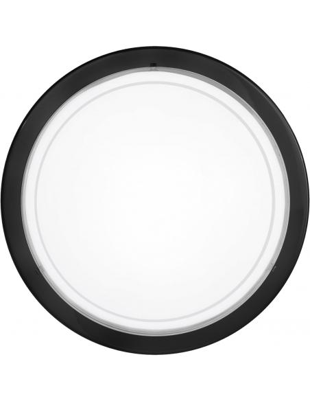 EGLO 83159 - PLANET 1 Living Room Lamp in Black Steel and Lacquered Glass