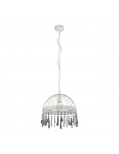 EGLO 43587 - STEELEVILLE Pendant Lamp in Steel and Glass