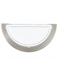 EGLO 83163 - PLANET 1 Living Room Lamp in Nickel-matt Steel and Lacquered Glass