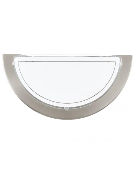 EGLO 83163 - PLANET 1 Living Room Lamp in Nickel-matt Steel and Lacquered Glass