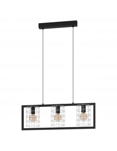 EGLO 43663 - JUBILY Pendant Lamp in Steel and Steel