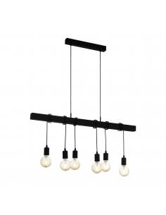EGLO 44062 - TOWNSHEND Pendant Lamp in Steel and Wood