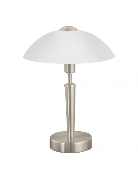 EGLO 85104 - ONLY 1 Living Room Lamp in Nickel-matte Steel and Satin Glass