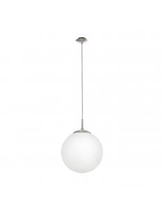 EGLO 85262 - RONDO Crystal Pendant Lamp in Matte Nickel Steel and Matte Opal Glass